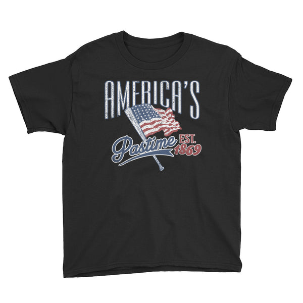 America's Pastime Baseball Youth Short Sleeve T-Shirt